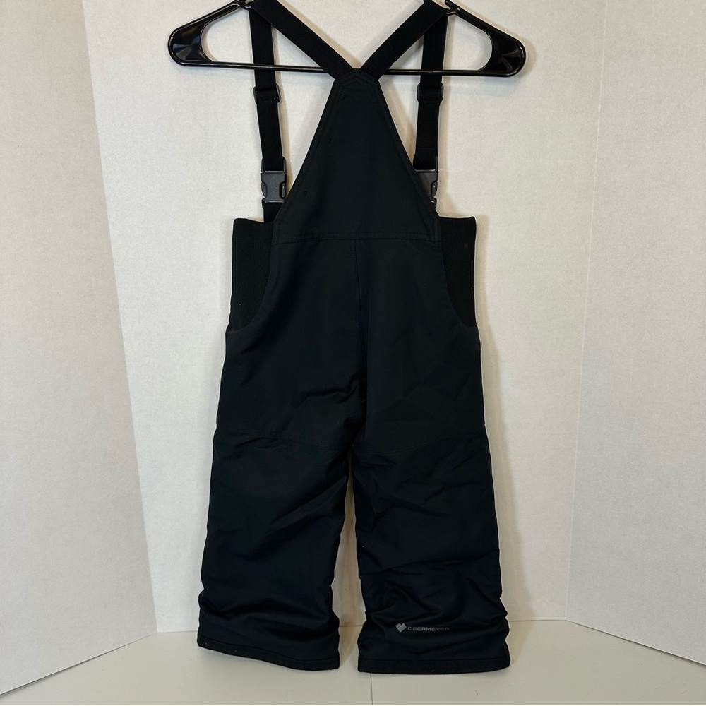 Obermeyer Kids Snoverall Snow Pants Charcoal Size 4 Ski Bibs- I Grow Adjustable